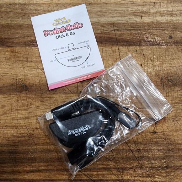 Pocket GoGo Auto Catcher – Black | USB-C Plug-and-Play, No Charging Needed,... - Picture 2 of 4